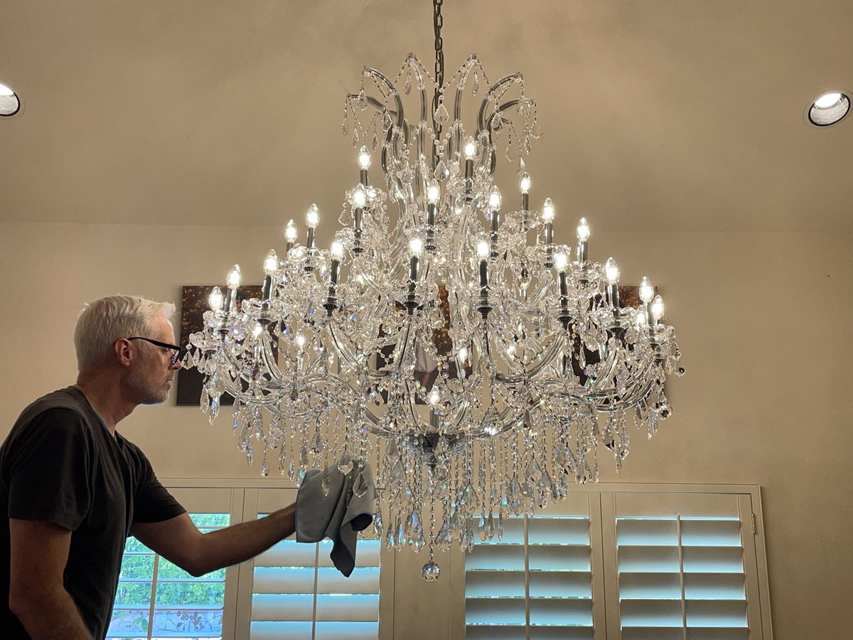 Swarovski crystal chandelier